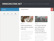 Tablet Screenshot of immigracisme.net